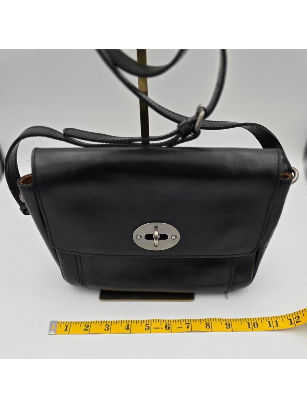 NWT Patricia Nash Black Gradina Flap Leather Crossbody Purse - Picture 2 of 9